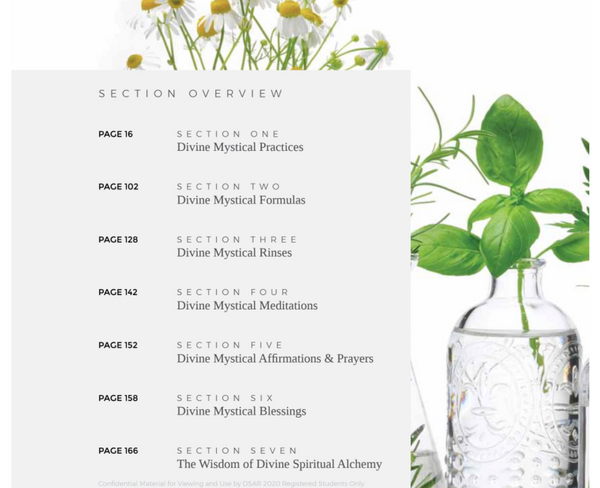 The Divine Spiritual Alchemy Handbook 2020