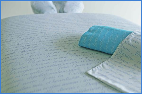 Sacred Healing and Mystical Prayers Massage Table Sheet Set